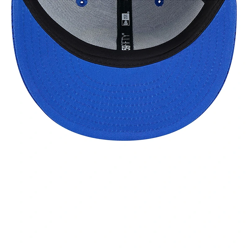 Casquette ajustée 59FIFTY New Era Royal Los Angeles Rams 2024 Sideline pour homme