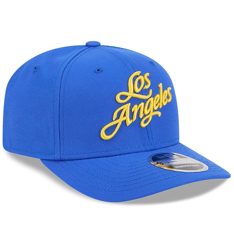 Casquette ajustable 9SEVENTY pour homme New Era Royal Los Angeles Rams Collection 2025 Rivalries