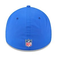Casquette New Era Royal Los Angeles Rams 2025 Sideline 39THIRTY Flex pour homme
