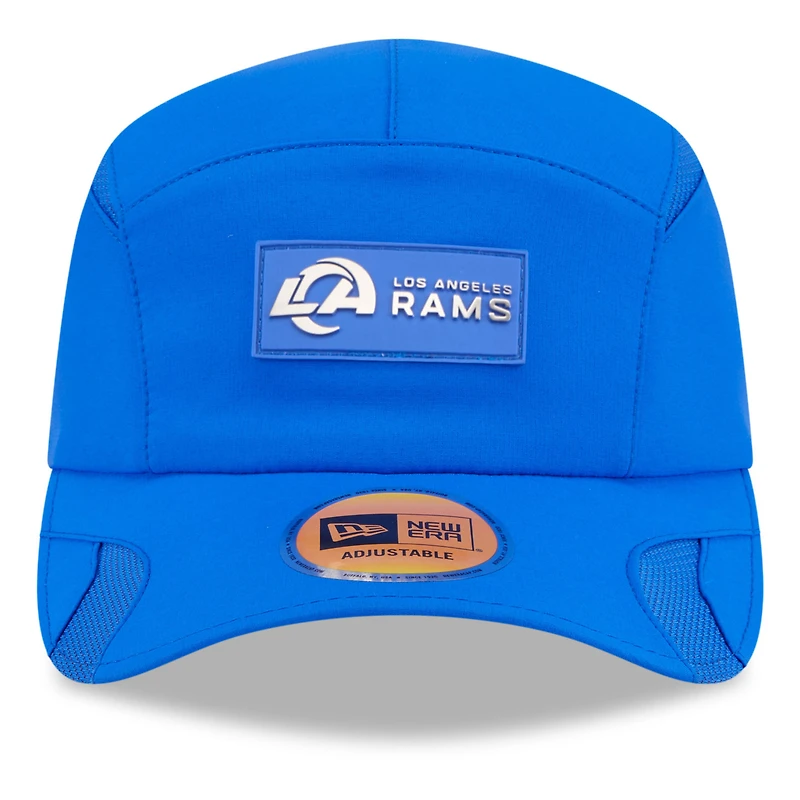 Men's New Era Royal Los Angeles Rams 2025 Sideline  Runner Adjustable Hat