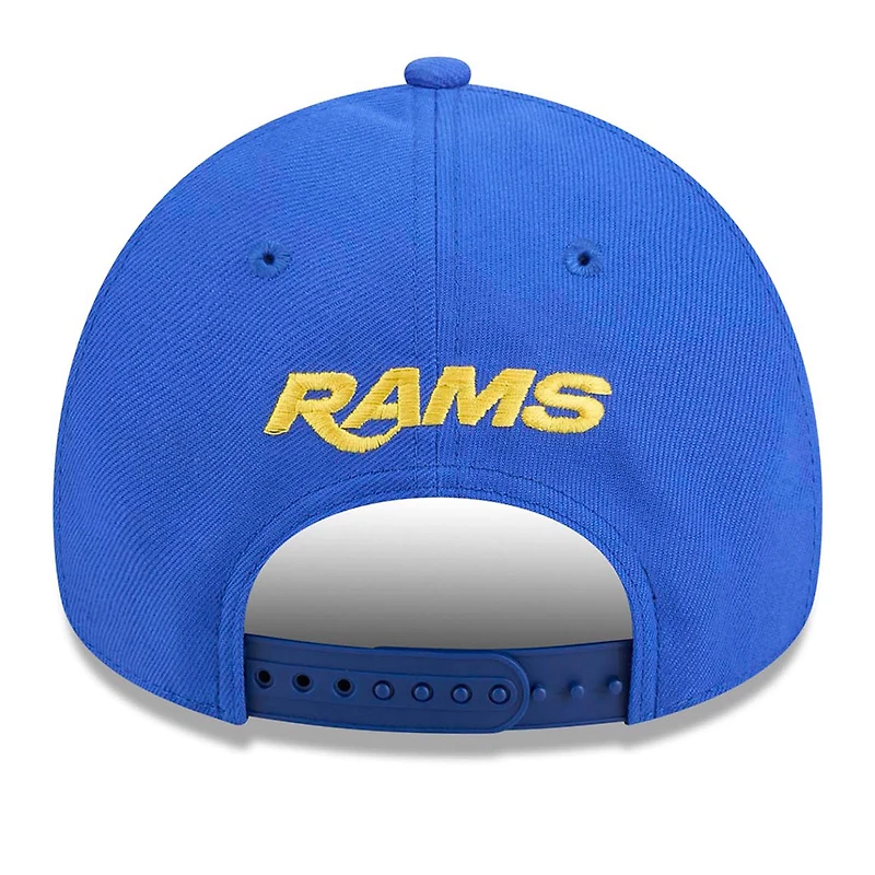 Men's New Era Royal Los Angeles Rams 9FORTY A-Frame Adjustable Hat