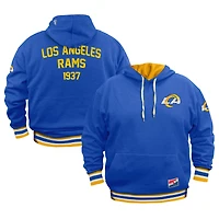 Sweat à capuche New Era Royal Los Angeles Rams NFL Big & Tall pour homme