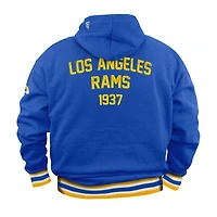Sweat à capuche New Era Royal Los Angeles Rams NFL Big & Tall pour homme