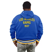 Sweat à capuche New Era Royal Los Angeles Rams NFL Big & Tall pour homme