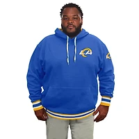Sweat à capuche New Era Royal Los Angeles Rams NFL Big & Tall pour homme