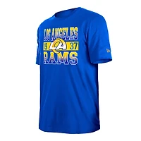 T-shirt bleu New Era City Team Los Angeles Rams pour homme