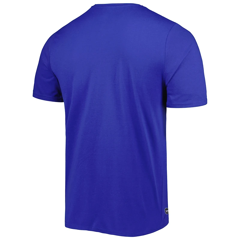 T-shirt New Era Royal Los Angeles Rams Combine Authentic Training Huddle Up pour homme
