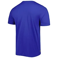 T-shirt New Era Royal Los Angeles Rams Combine Authentic Training Huddle Up pour homme