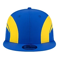 Men's New Era Royal Los Angeles Rams  Helmet 9FIFTY Snapback Hat