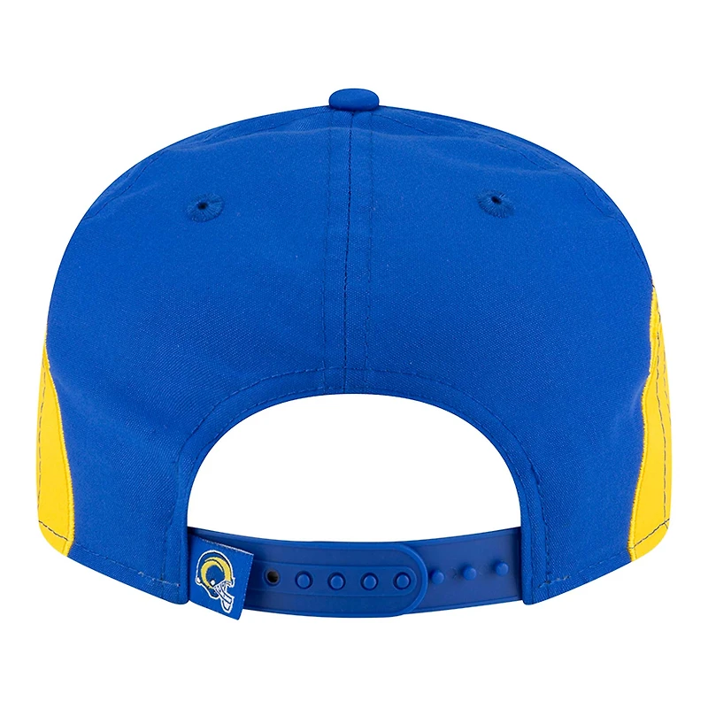 Men's New Era Royal Los Angeles Rams Helmet 9FIFTY Snapback Hat