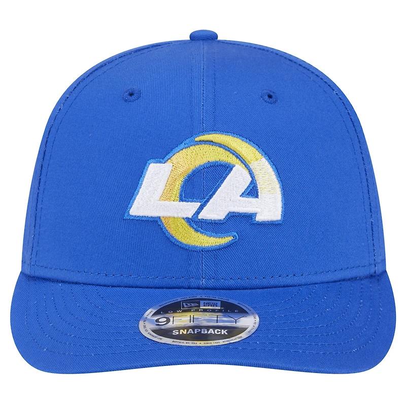 Casquette à visière plate à profil bas 9FIFTY des Los Angeles Rams de New Era pour homme