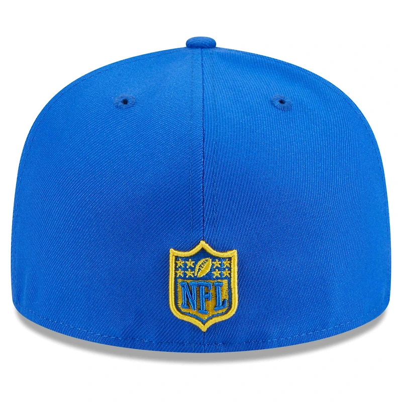 Men's New Era Royal Los Angeles Rams  Main Patch 59FIFTY Fitted Hat