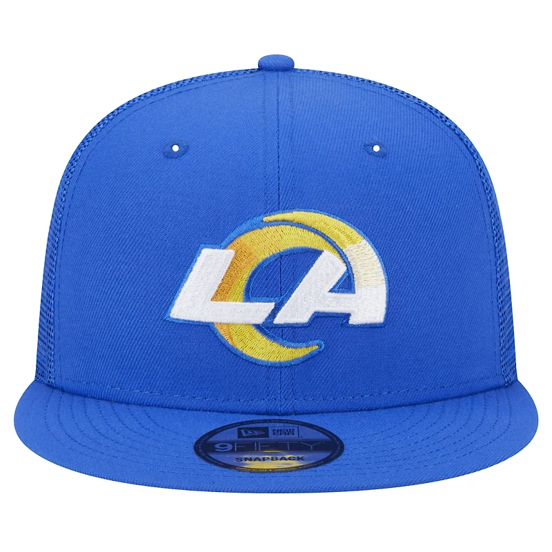 Casquette à visière rabattable 9FIFTY Royal Los Angeles Rams de New Era pour homme