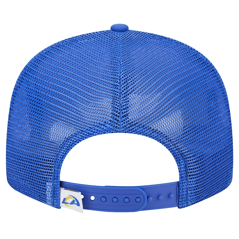 Casquette à visière rabattable 9FIFTY Royal Los Angeles Rams de New Era pour homme