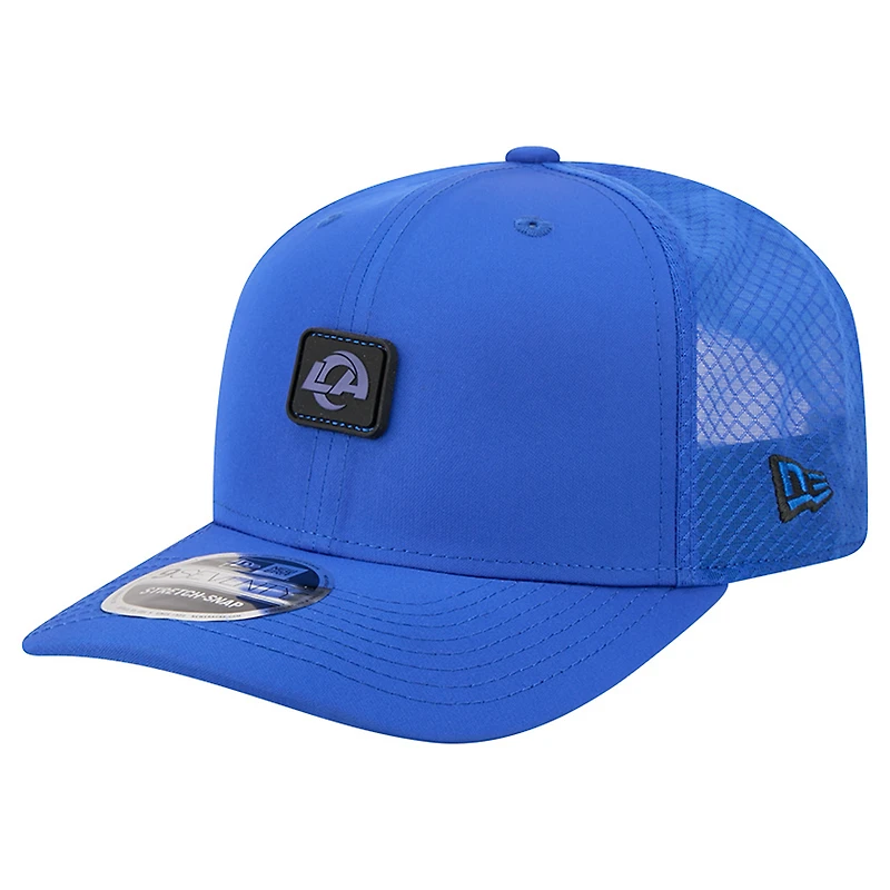 Men's New Era Royal Los Angeles Rams Micro Badge 9SEVENTY Adjustable Hat
