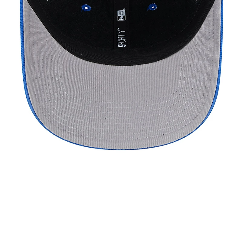 Casquette Snapback Royal Los Angeles Rams Outline 9FORTY New Era pour homme