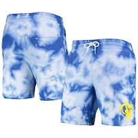 Men's New Era Royal Los Angeles Rams Tie-Dye Shorts