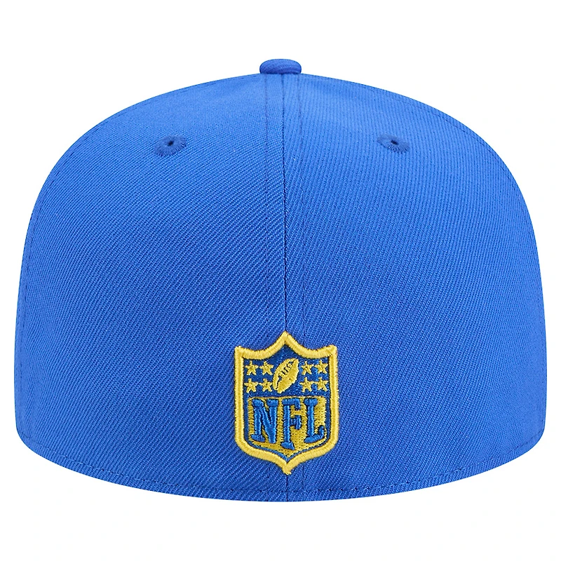 Casquette ajustée New Era Royal Los Angeles Rams Tri-Hit 59FIFTY pour homme