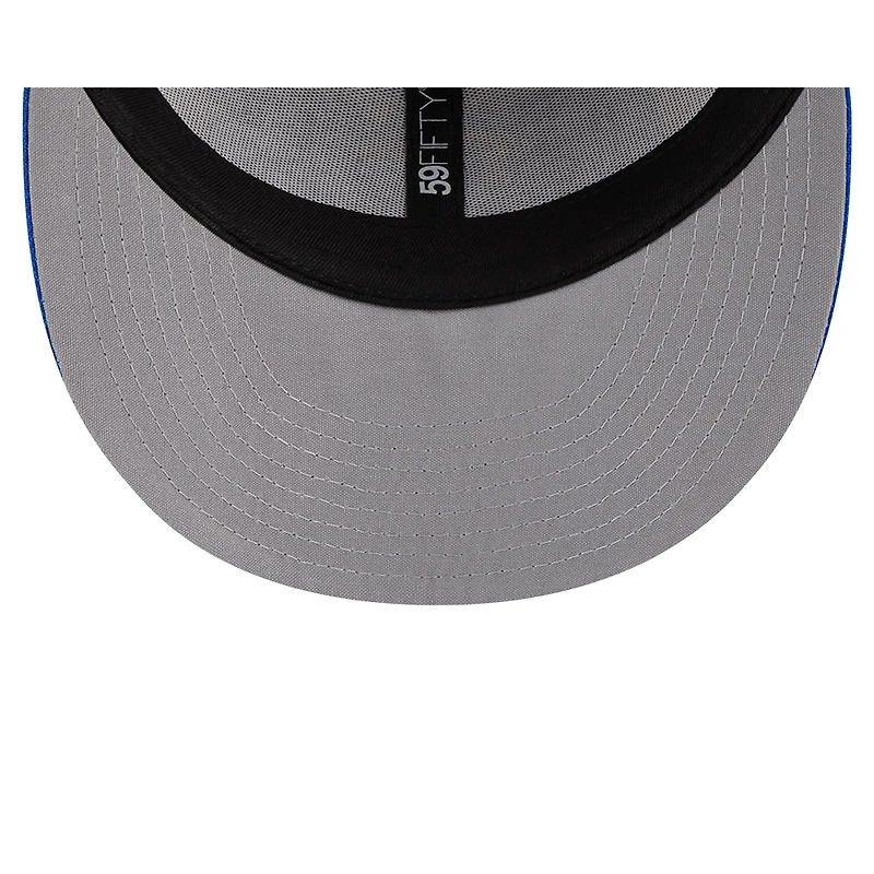 Men's New Era Stone/Royal Los Angeles Rams 2023 NFL Draft Low Profile 59FIFTY Fitted Hat