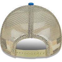 Casquette ajustable 9FORTY New Era pour homme Los Angeles Rams All Day A-Frame Trucker fauve/royal