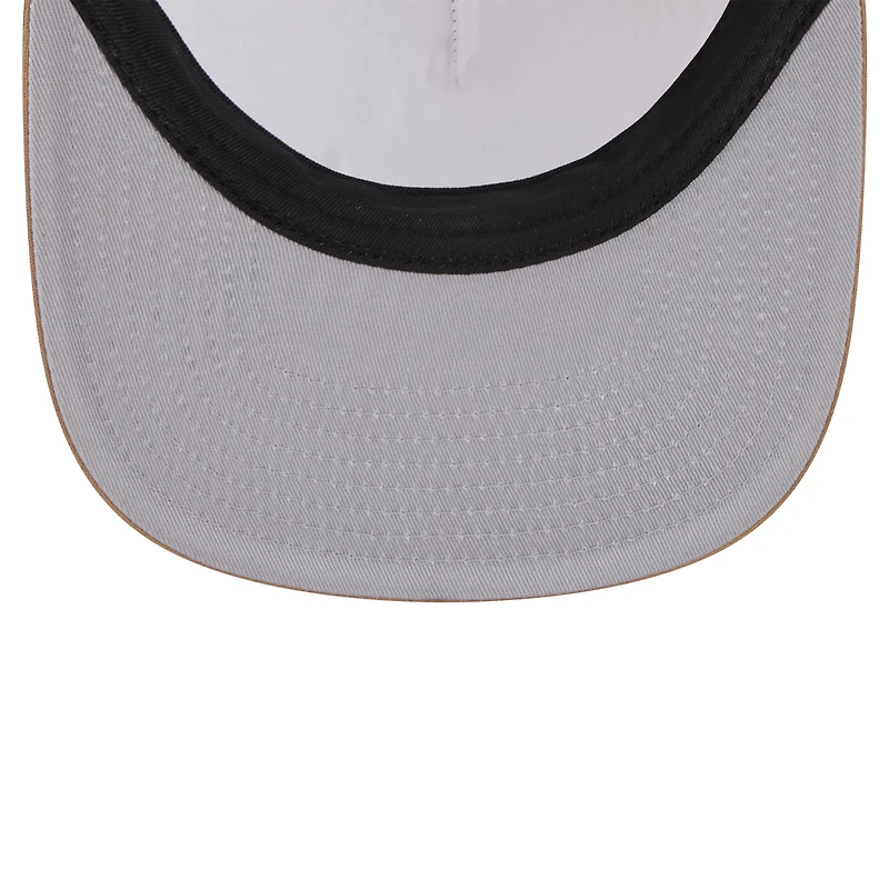Men's New Era Tan Los Angeles Rams Meet Me 9FIFTY Snapback Hat