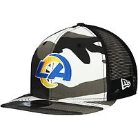 Casquette Snapback Los Angeles Rams 9FIFTY Trucker Snapback Urban Camo New Era pour homme