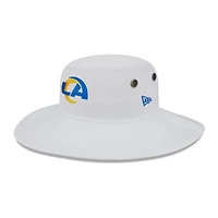 Chapeau bob panama New Era Los Angeles Rams 2023 NFL Training Camp blanc pour homme