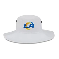 Chapeau bob panama New Era Los Angeles Rams 2023 NFL Training Camp blanc pour homme
