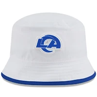 Men's New Era  White Los Angeles Rams 2025 NFL Training Camp Stretch Bucket Hat