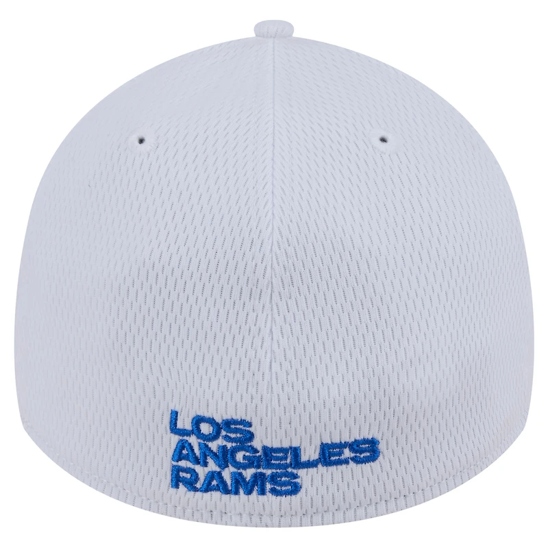 Men's New Era White Los Angeles Rams Active 39THIRTY Flex Hat