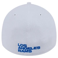 Men's New Era White Los Angeles Rams Active 39THIRTY Flex Hat