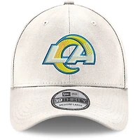 Casquette Flex Los Angeles Rams LA Logo Iced II 39THIRTY New Era blanche pour homme