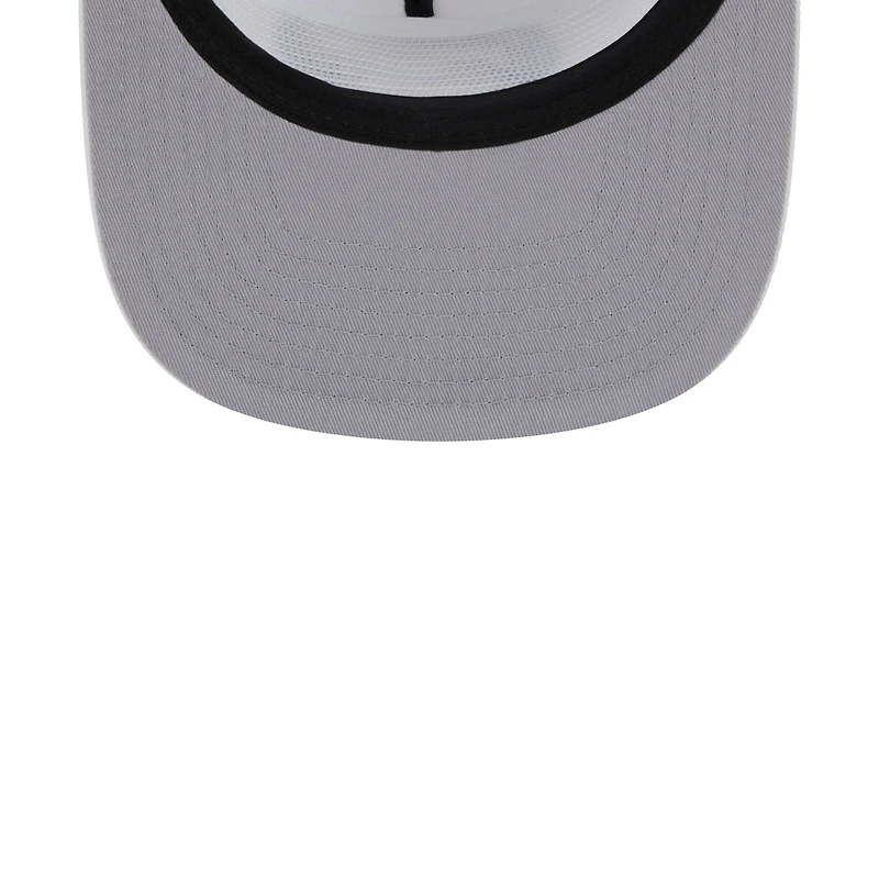 Men's New Era White Los Angeles Rams Tee Golfer 9FIFTY Snapback Hat