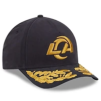 Men's New Era x Alpha Industries  Black Los Angeles Rams A-Frame 9FORTY Adjustable Hat