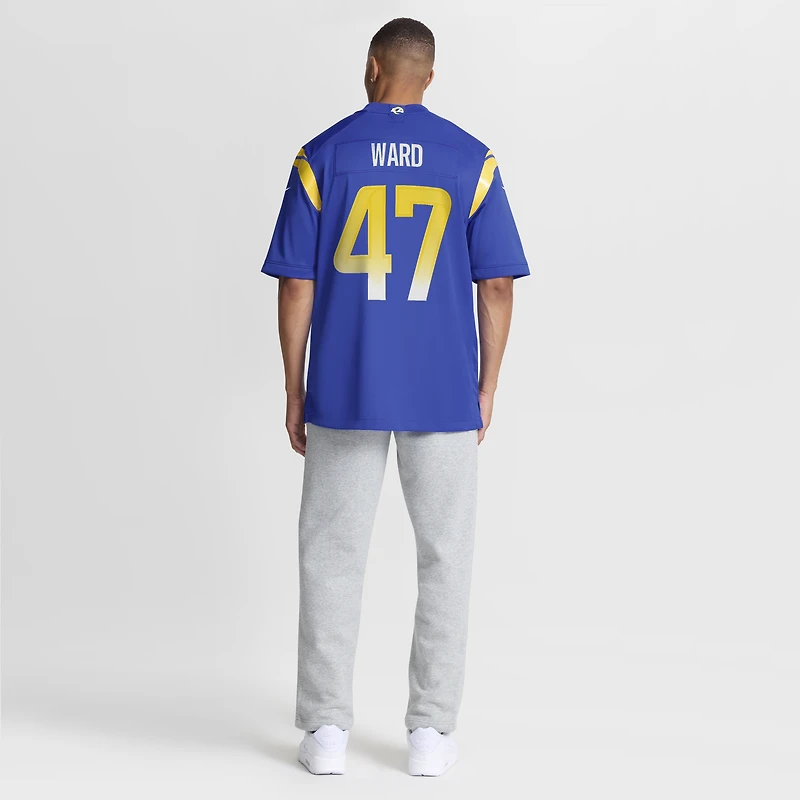 Men's Nike Alex Ward Royal Los Angeles Rams Home Game Jersey