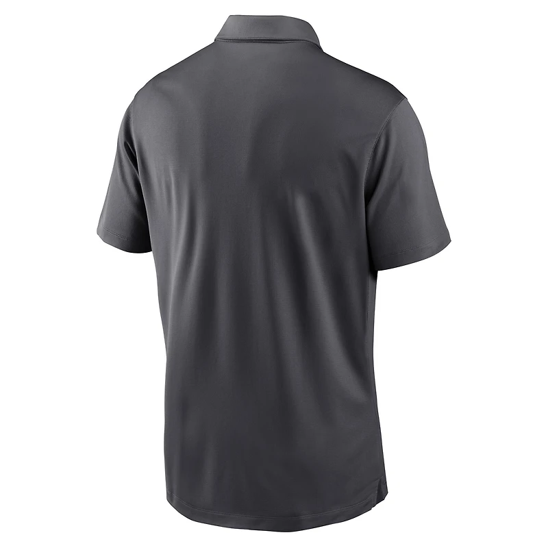 Polo de performance avec logo la franchise Los Angeles Rams Nike anthracite pour homme