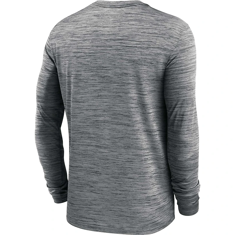Men's Nike  Anthracite Los Angeles Rams Velocity Long Sleeve T-Shirt