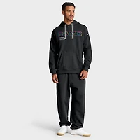 Men's Nike Black Los Angeles Rams 2025 NFL Crucial Catch Sideline Standard Issue Dri-FIT Hoodie