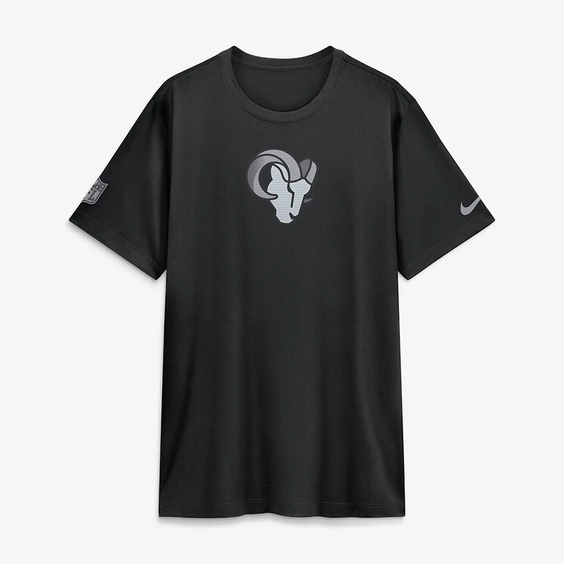 Men's Nike Black Los Angeles Rams Sideline Lead The Charge Legend Dri-FIT T-Shirt