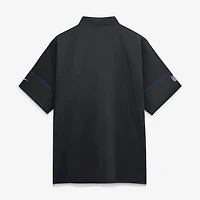 Men's Nike Black Los Angeles Rams Sideline Short Sleeve Quarter-Zip Coaches Jacket
