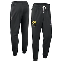 Men's Nike Black Los Angeles Rams Sideline Standard Issue Dri-FIT Taper Pants