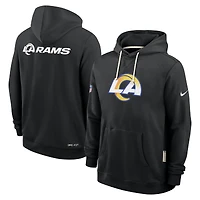 Sweat à capuche Nike noir Los Angeles Rams Sideline Standard Issue Initial Home Dri-FIT pour homme