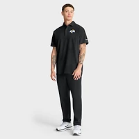 Men's Nike Black Los Angeles Rams Sideline Woven Dri-FIT Polo