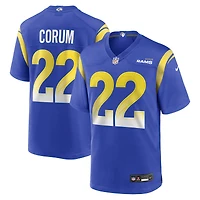 Maillot de joueur Nike Blake Corum Royal Los Angeles Rams pour homme