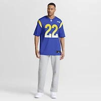 Men's Nike Blake Corum Royal Los Angeles Rams  Game Player Jersey
