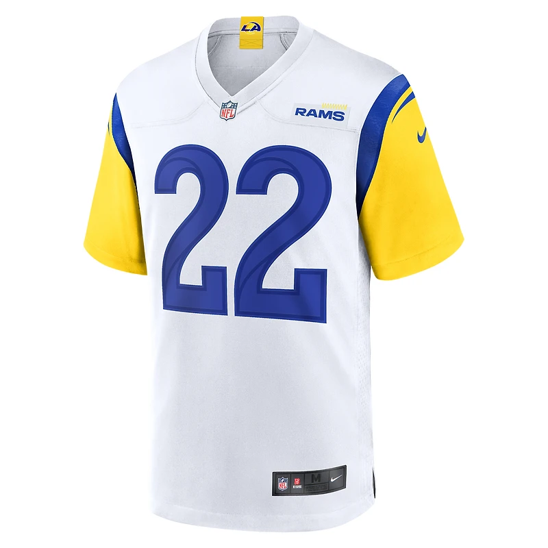 Maillot de match Nike Blake Corum des Los Angeles Rams pour homme, blanc