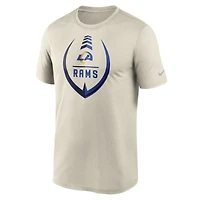 Men's Nike Bone Los Angeles Rams Icon Legend Performance T-Shirt