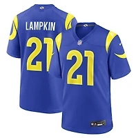 Men's Nike Cam Lampkin Royal Los Angeles Rams Team Game Jersey
