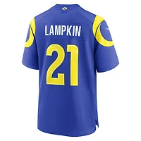 Men's Nike Cam Lampkin Royal Los Angeles Rams Team Game Jersey