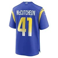 Men's Nike Cameron McCutcheon Royal Los Angeles Rams  Game Jersey